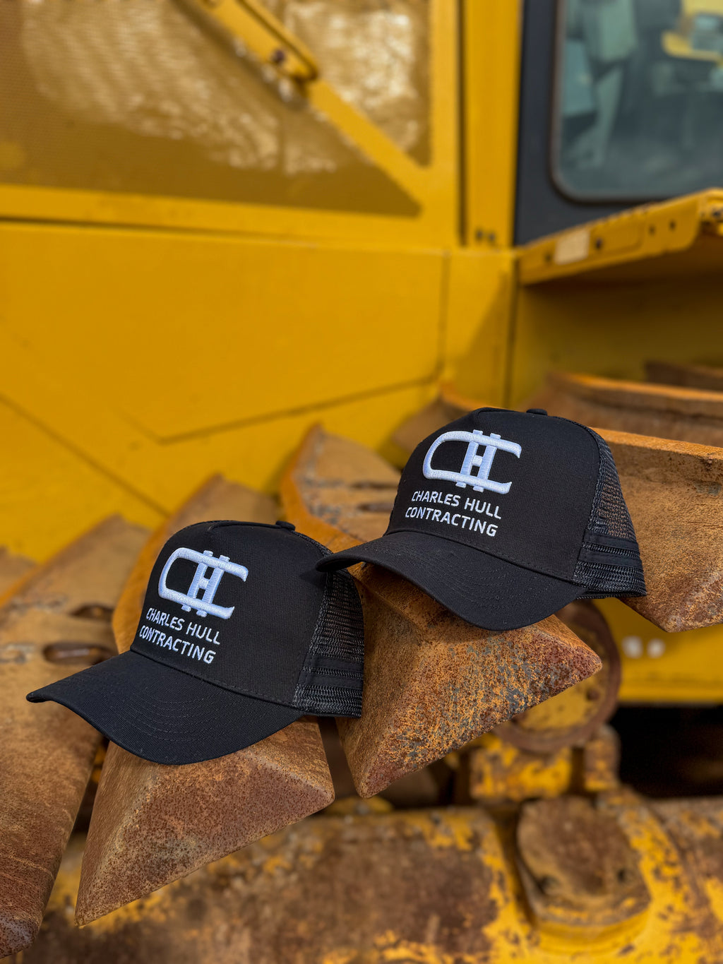 CHC Black Trucker Adult Cap