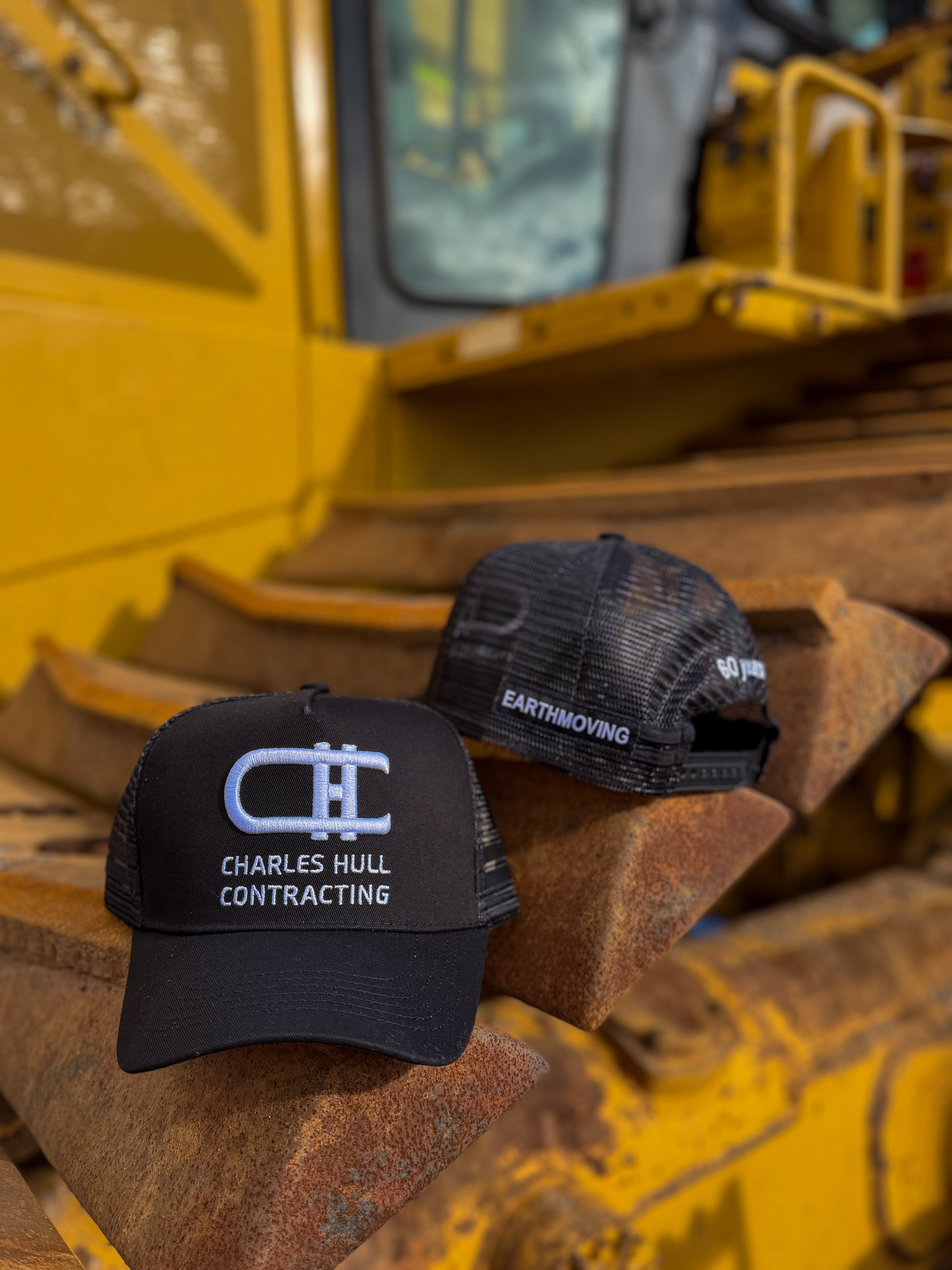 CHC Black Trucker Adult Cap